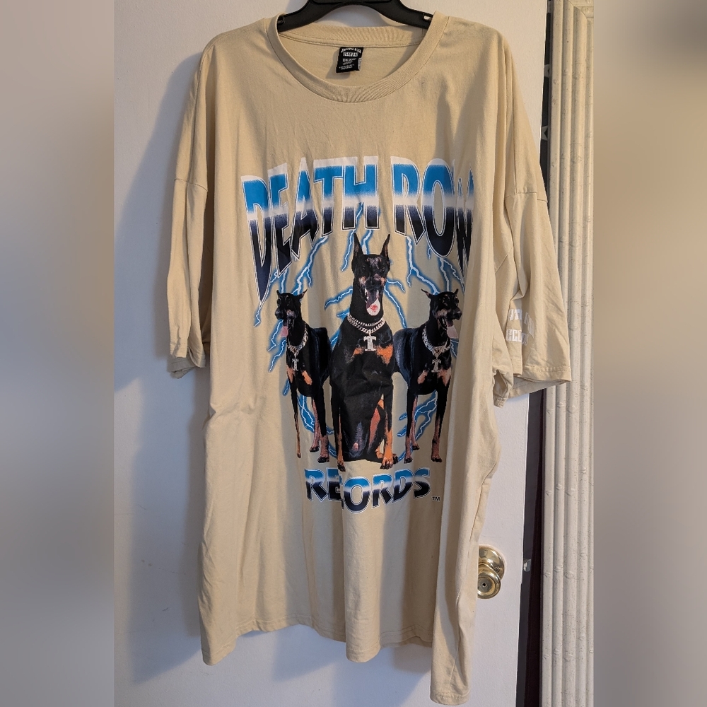 Death Row Records Graphic Tee - Beige